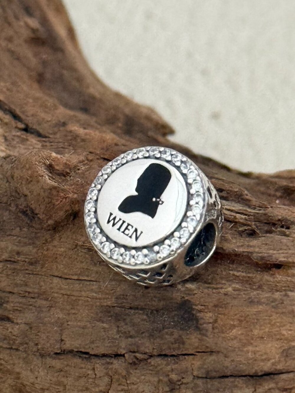 Pandora Wien W.A.Mozart Charm S925 Silver Jewelry